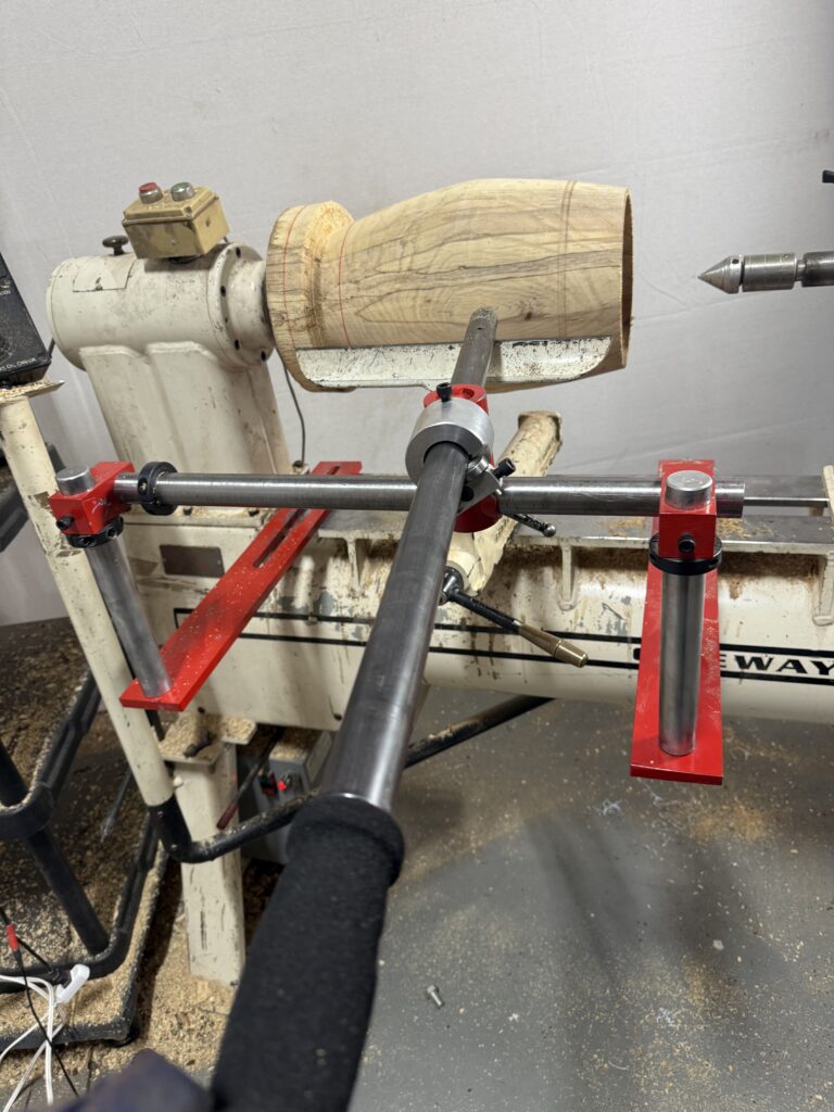 Clark Hollowing System for turning difficult projects