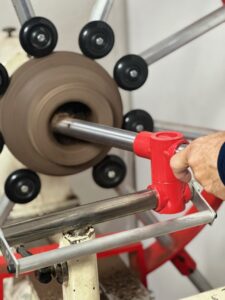 Clark Fulcrum Support Tube in action with Clark Hollowing System