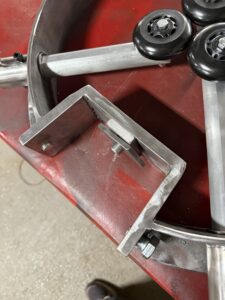 Wrap around base on a Clark Steady Rest