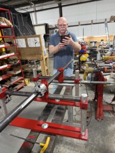 Custom hollowing system being shipped to England to a satisfied professional